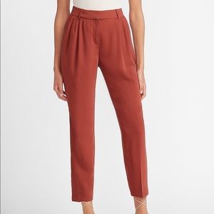 Express trousers in burnt orange shade